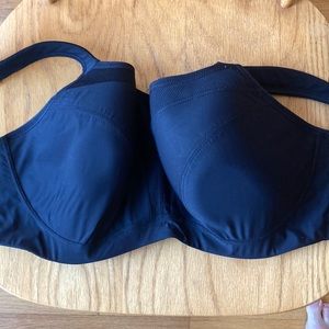 Panache black underwired Sports Bra, 32GG / 32J
